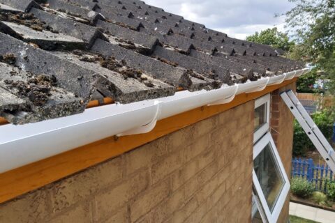 Roof Gutter and Fascia Board Replacement